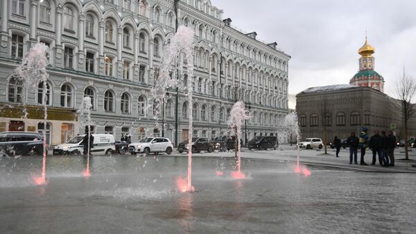 Открытие сезона фонтанов в Москве Открытие сезона фонтанов в Москве