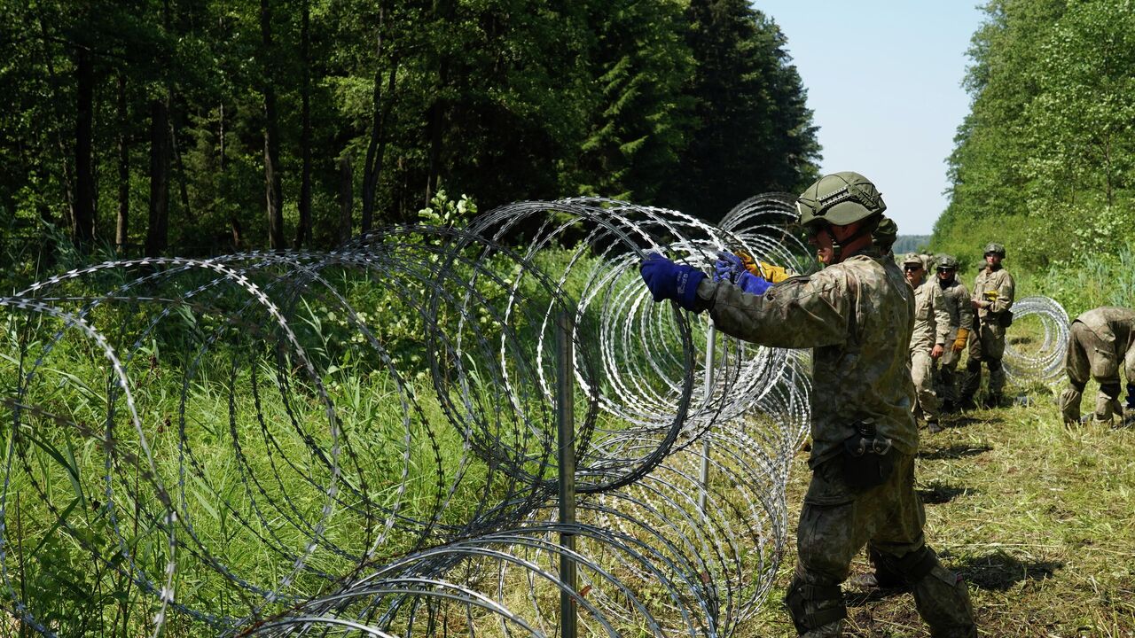 Украина поставит Литве колючую проволоку для усиления границы с Белоруссией