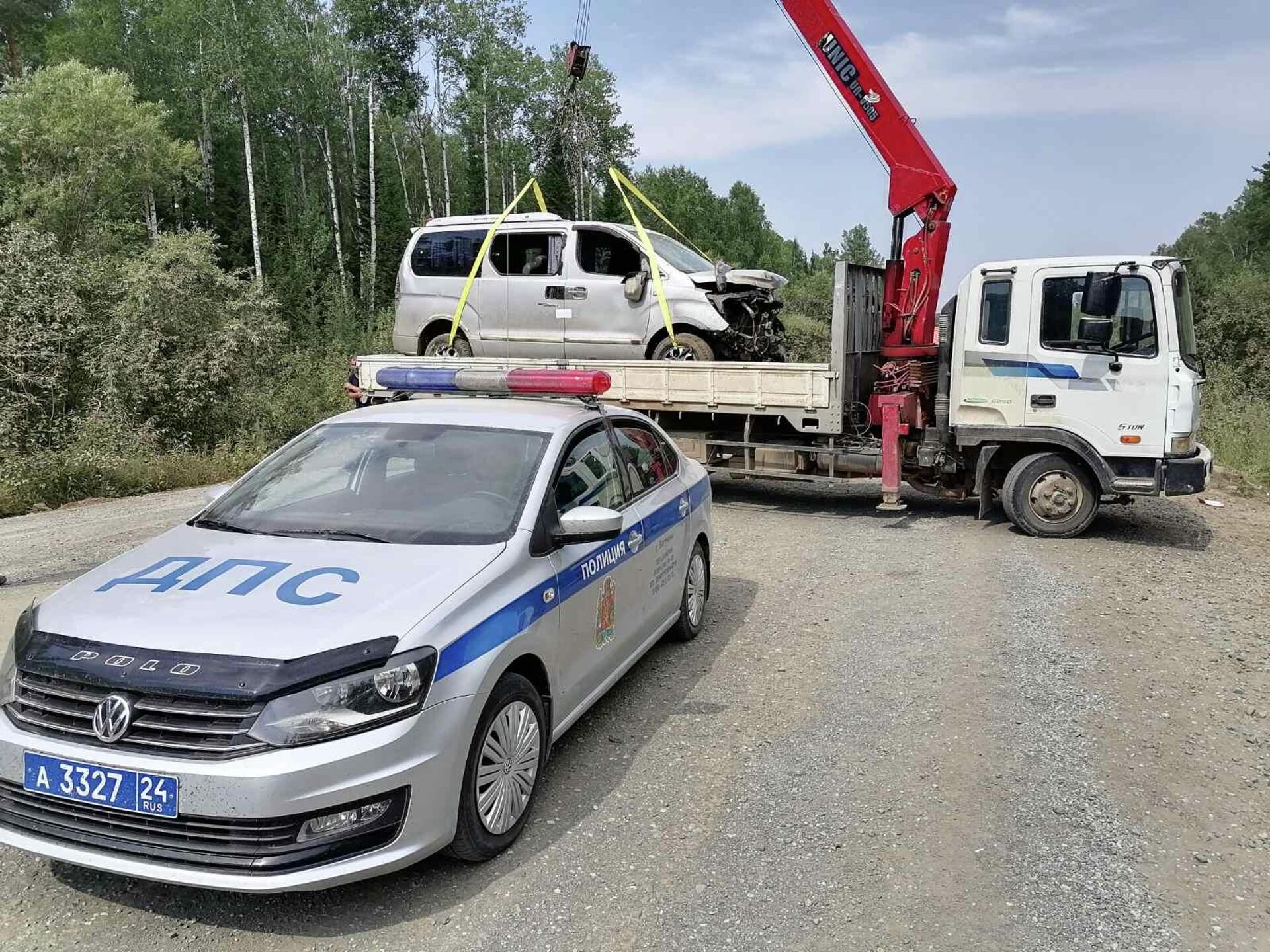 ДТП в Богучанском районе Красноярского края ДТП в Богучанском районе Красноярского края - РИА Новости, 1920, 27.07.2021