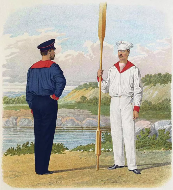 Форма одежды моряков Амударьинской флотилии
