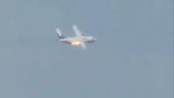 Самолет Ил-112В разбился в Подмосковье. Кадры из соцсетей