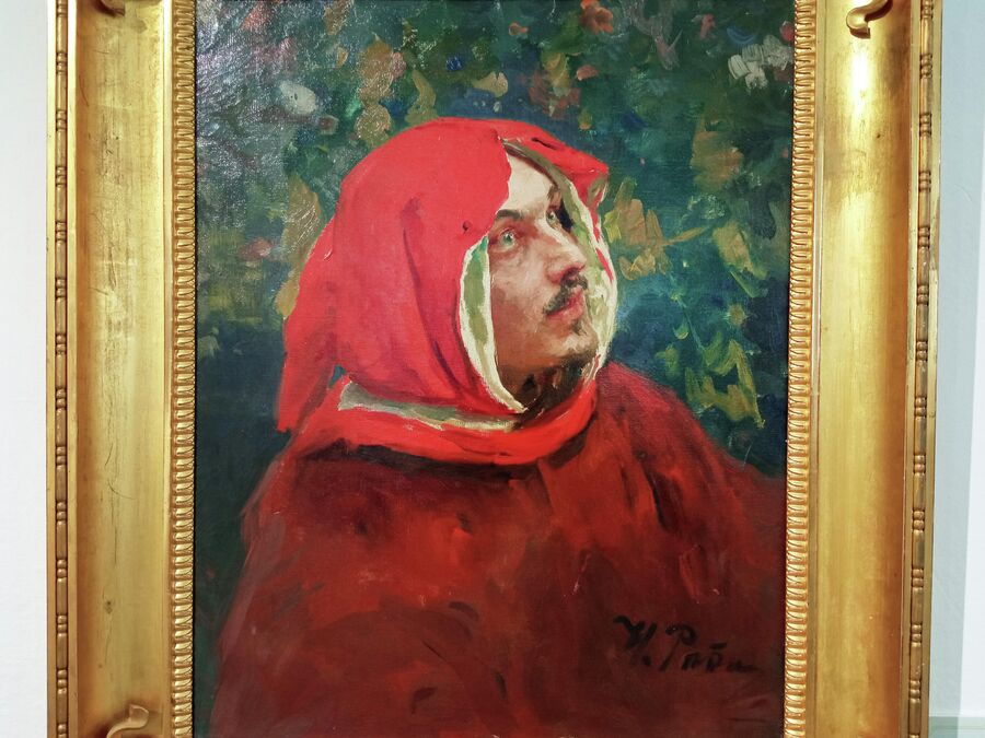 Романовский музей. Репин, Портрет Данте Романовский музей. Репин, Портрет Данте