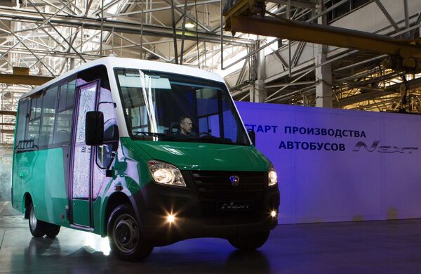 Запуск серийного производства автобусов Газель Next Запуск серийного производства автобусов Газель Next