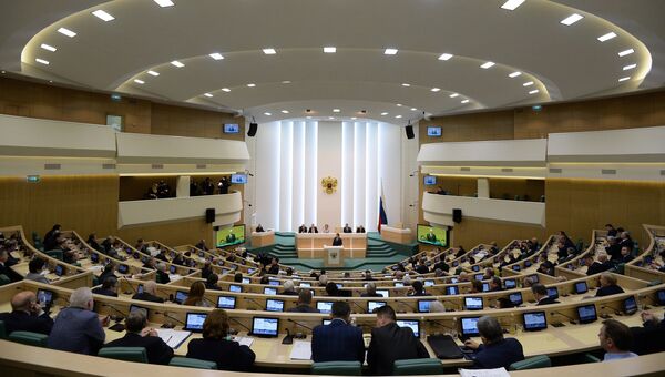 Заседание Совета Федерации РФ. Архивное фото Заседание Совета Федерации РФ. Архивное фото
