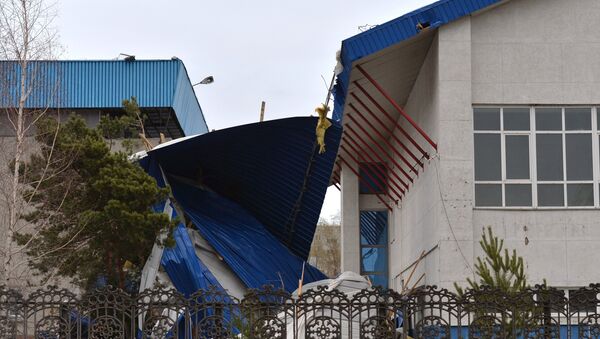 Последствия урагана в Омске Последствия урагана в Омске
