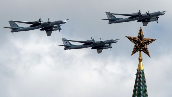 Репетиция воздушной части Парада Победы Репетиция воздушной части Парада Победы