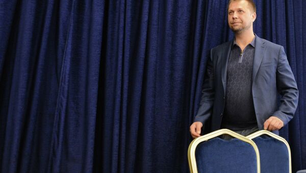 Пресс-конференция премьер-министра ДНР Александра Бородая в Донецке Пресс-конференция премьер-министра ДНР Александра Бородая в Донецке