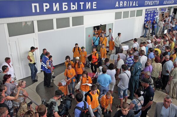 Первая летняя смена стартует в Артеке Первая летняя смена стартует в Артеке