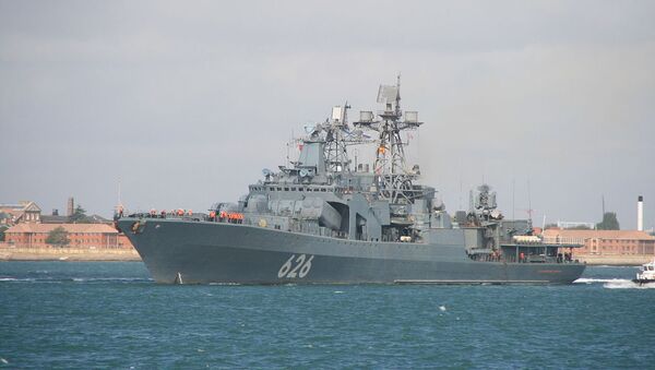 Корабль ВМФ России Вице-адмирал Кулаков. Архивное фото Корабль ВМФ России Вице-адмирал Кулаков. Архивное фото