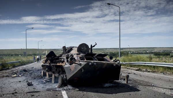 Ситуация в Луганской области. Архивное фото Ситуация в Луганской области. Архивное фото