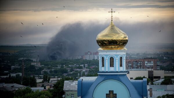 Ситуация в Луганске. Архивное фото Ситуация в Луганске. Архивное фото
