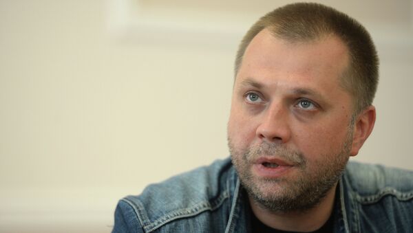 Премьер-министр ДНР Александр Бородай. Архивное фото Премьер-министр ДНР Александр Бородай. Архивное фото