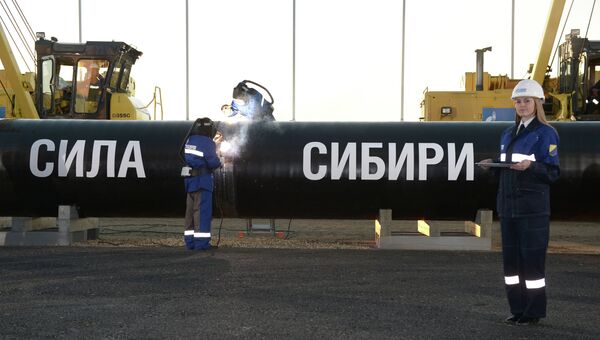 Газопровод Сила Сибири. Архивное фото Газопровод Сила Сибири. Архивное фото