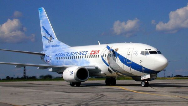 Самолет компании CSA Czech Airlines (Чешские авиалинии) Самолет компании CSA Czech Airlines (Чешские авиалинии)
