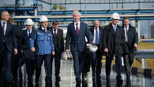 Посещение Собяниным ОАО Газпромнефть — Московский НПЗ Посещение Собяниным ОАО Газпромнефть — Московский НПЗ