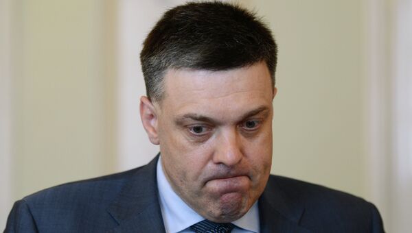 Лидер националистической партии Свобода Олег Тягнибок Лидер националистической партии Свобода Олег Тягнибок