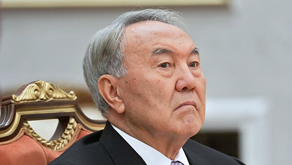 Президент Казахстана Нурсултан Назарбаев. Архивное фото Президент Казахстана Нурсултан Назарбаев. Архивное фото