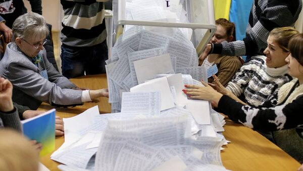 Подсчет голосов по результатам выборов в Верховную раду Украины Подсчет голосов по результатам выборов в Верховную раду Украины