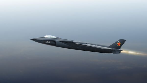 Иллюстрация разрабатываемого в Китае истребителя Chengdu J-20 Иллюстрация разрабатываемого в Китае истребителя Chengdu J-20