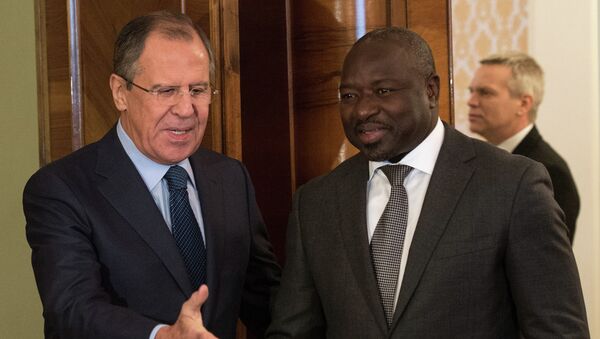 Встреча главы МИД РФ Сергея Лаврова с Лассиной Зербо Встреча главы МИД РФ Сергея Лаврова с Лассиной Зербо