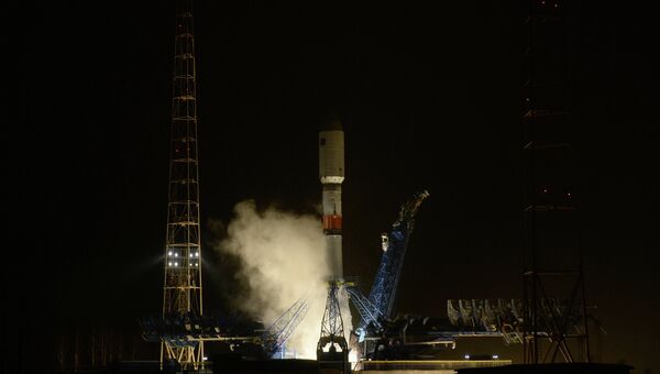 Запуск ракеты-носителя Союз-2.1б с новым аппаратом системы Глонасс. Архивное фото Запуск ракеты-носителя Союз-2.1б с новым аппаратом системы Глонасс. Архивное фото