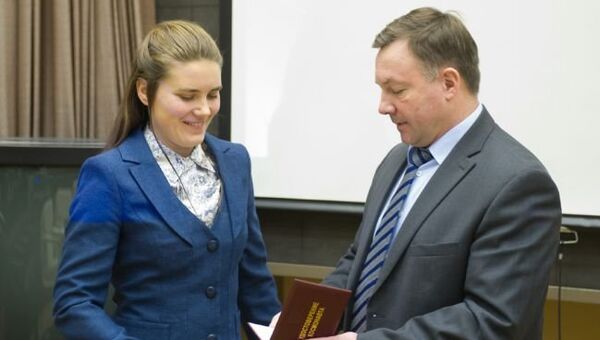 Кандидату в космонавты Анне Кикиной присвоена квалификация космонавт-испытатель, архивное фото Кандидату в космонавты Анне Кикиной присвоена квалификация космонавт-испытатель, архивное фото