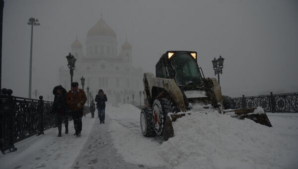 Снегопад в Москве Снегопад в Москве