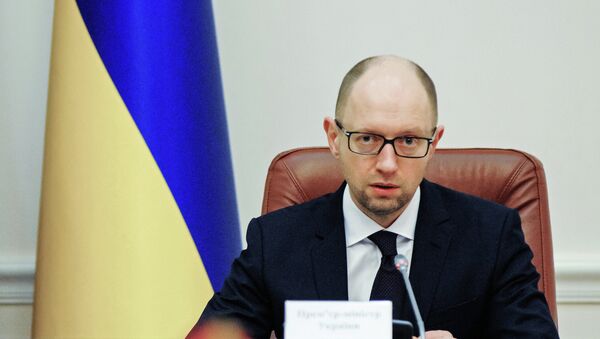 Премьер-министр Украины Арсений Яценюк. Архивное фото Премьер-министр Украины Арсений Яценюк. Архивное фото