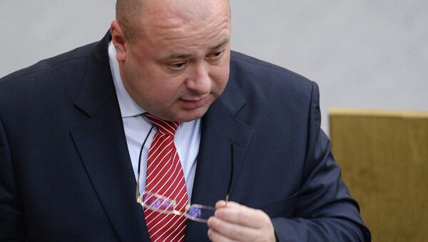 Первый заместитель председателя комитета Госдумы РФ по делам общественных объединений и религиозных организаций Михаил Маркелов. Архивное фото Первый заместитель председателя комитета Госдумы РФ по делам общественных объединений и религиозных организаций Михаил Маркелов. Архивное фото
