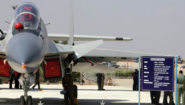 Истребитель Су-30 МКИ ВВС Индии. Архивное фото Истребитель Су-30 МКИ ВВС Индии. Архивное фото