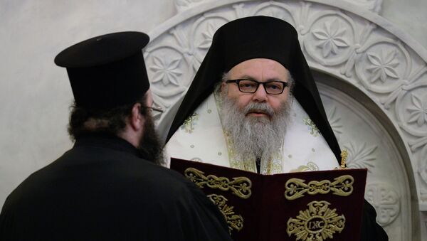 Патриарх Антиохийский и всего Востока Иоанн X, архивное фото Патриарх Антиохийский и всего Востока Иоанн X, архивное фото