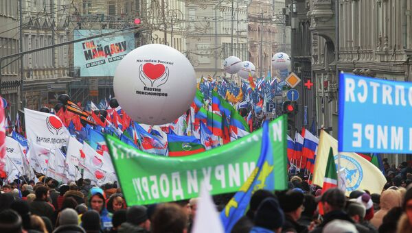 Шествие и митинг движения Антимайдан Шествие и митинг движения Антимайдан