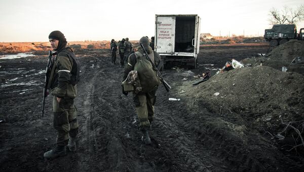 Ополченцы ДНР в Донецкой области. Архивное фото Ополченцы ДНР в Донецкой области. Архивное фото