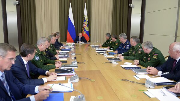 Совещание президента Владимира Путина. Архивное фото Совещание президента Владимира Путина. Архивное фото