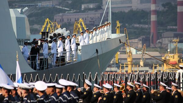 Российско-китайские учения Морское взаимодействие - 2015 открылись в Новороссийске Российско-китайские учения Морское взаимодействие - 2015 открылись в Новороссийске