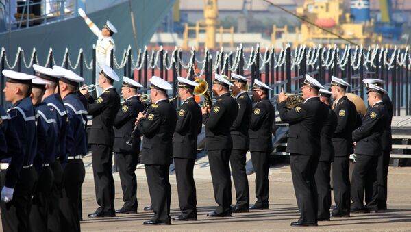 Российско-китайские учения Морское взаимодействие - 2015. Архивное фото Российско-китайские учения Морское взаимодействие - 2015. Архивное фото
