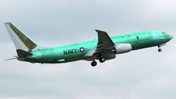 Американский патрульный противолодочный самолёт Boeing P-8 Poseidon Американский патрульный противолодочный самолёт Boeing P-8 Poseidon