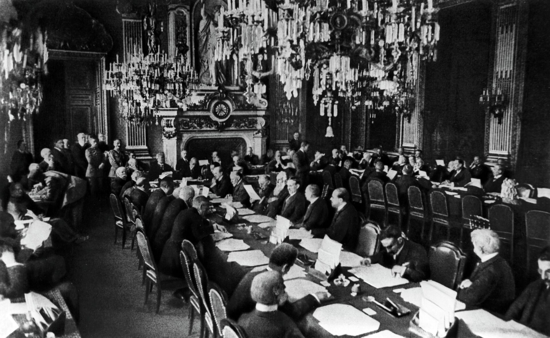 Открытие Парижской мирной конференции 18 января 1919 года Открытие Парижской мирной конференции 18 января 1919 года - РИА Новости, 1920, 06.11.2020