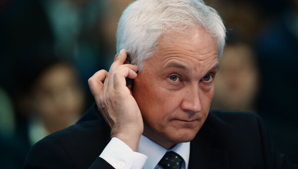 Помощник президента РФ Андрей Белоусов во время теледебатов Россия 24 Инвестиции в Россию: вызовы и возможности в изменившихся реалиях в рамках XIX Петербургского экономического форума Помощник президента РФ Андрей Белоусов во время теледебатов Россия 24 Инвестиции в Россию: вызовы и возможности в изменившихся реалиях в рамках XIX Петербургского экономического форума