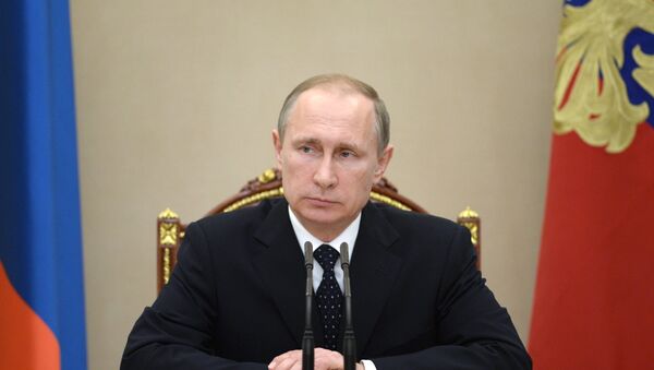 Президент России Владимир Путин. Архивное фото Президент России Владимир Путин. Архивное фото