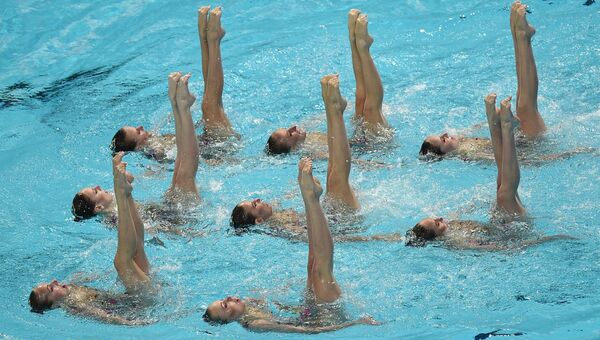Чемпионат мира FINA 2015. Синхронное плавание. Архивное фото Чемпионат мира FINA 2015. Синхронное плавание. Архивное фото
