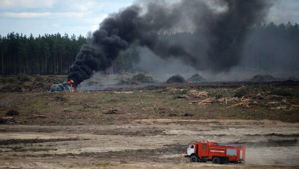 Вертолет Ми-28 потерпел крушение в Рязанской области Вертолет Ми-28 потерпел крушение в Рязанской области