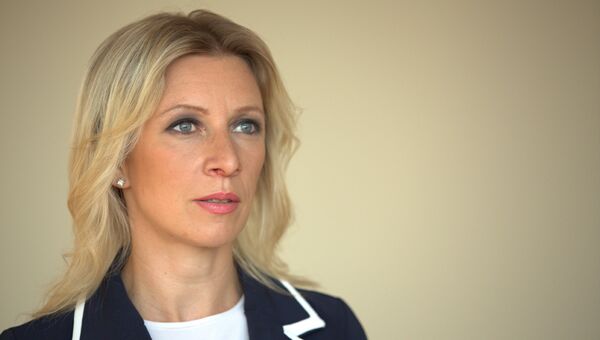 Директор Департамента информации и печати МИД России Мария Захарова. Архивное фото Директор Департамента информации и печати МИД России Мария Захарова. Архивное фото