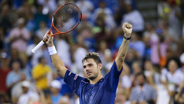 Станислас Вавринка победил в четвертьфинале US Open, 9 сентября 2015 Станислас Вавринка победил в четвертьфинале US Open, 9 сентября 2015