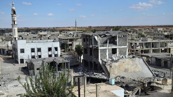 Вид сирийского города Хомс. 30 сентября 2015 Вид сирийского города Хомс. 30 сентября 2015