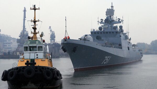 Сторожевой корабль Адмирал Эссен вышел в море на ходовые испытания Сторожевой корабль Адмирал Эссен вышел в море на ходовые испытания