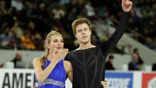 Виктория Синицина и Никита Кацалапов на Skate America Виктория Синицина и Никита Кацалапов на Skate America