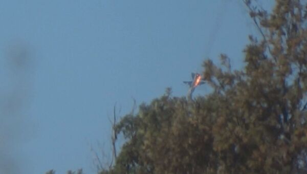 Самолет Су-24, потерпевший крушение на границе Сирии и Турции Самолет Су-24, потерпевший крушение на границе Сирии и Турции