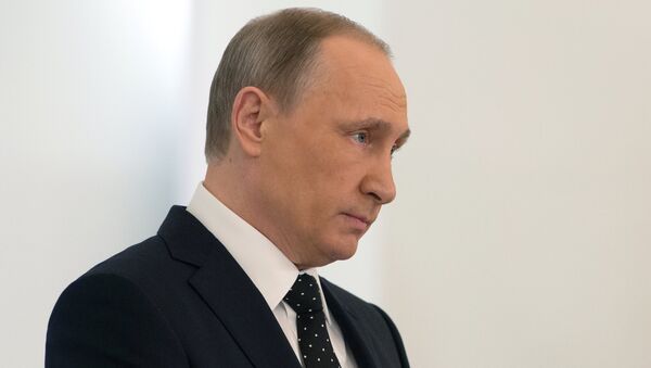 Президент России Владимир Путин. Архивное фото Президент России Владимир Путин. Архивное фото