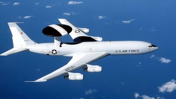 Самолет ДРЛО ВВС США Boeing E-3 Sentry Самолет ДРЛО ВВС США Boeing E-3 Sentry